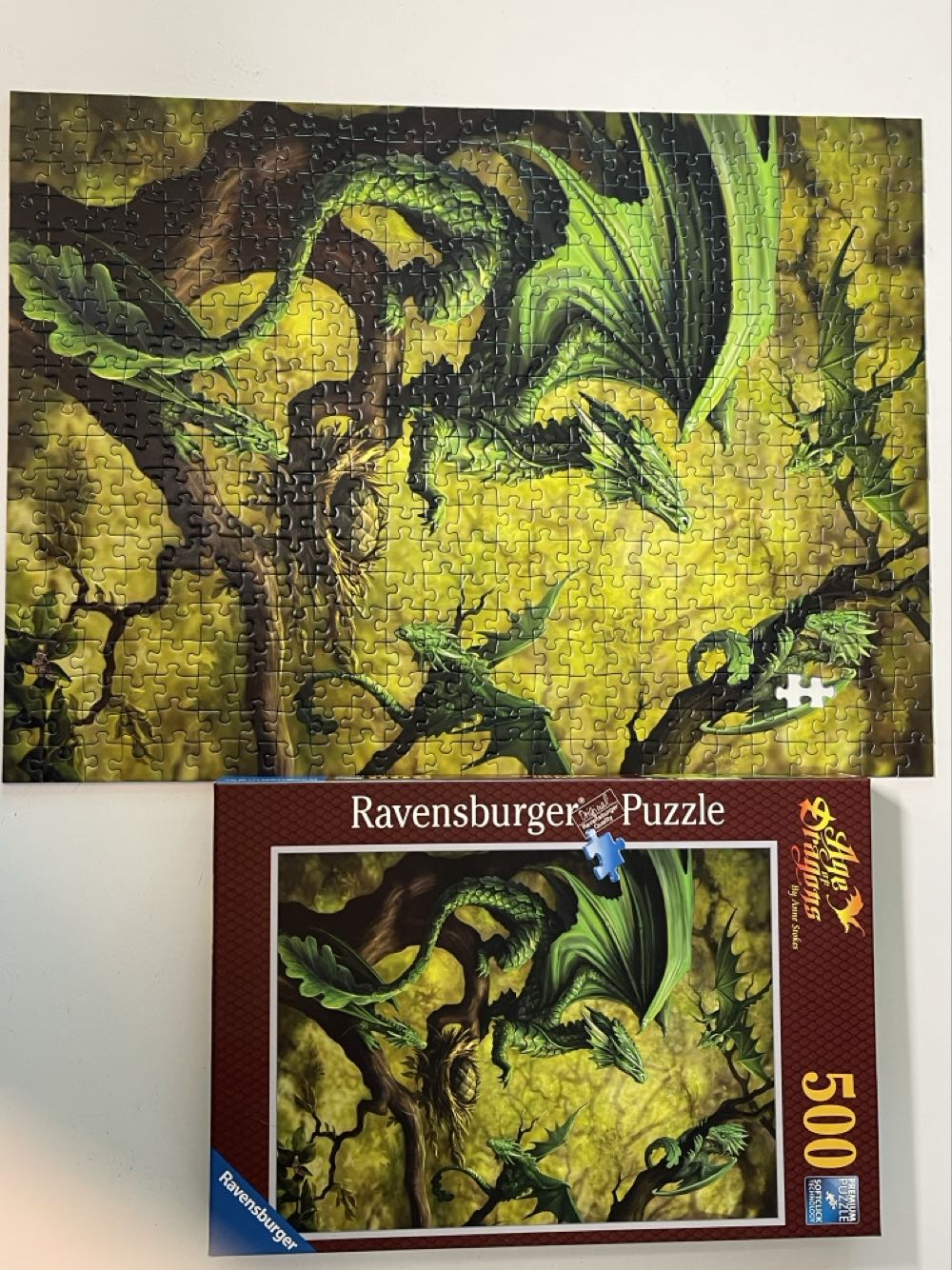 Forest Dragon - Ravensburger 🇩🇪 puzzle collectible [Barcode 4005556147892] - Main Image 3