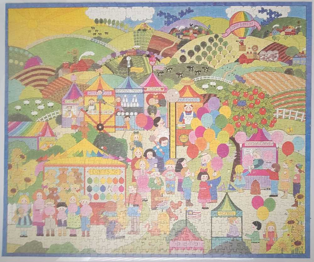 County Fair - Colorforms puzzle collectible [Barcode 029101010374] - Main Image 2