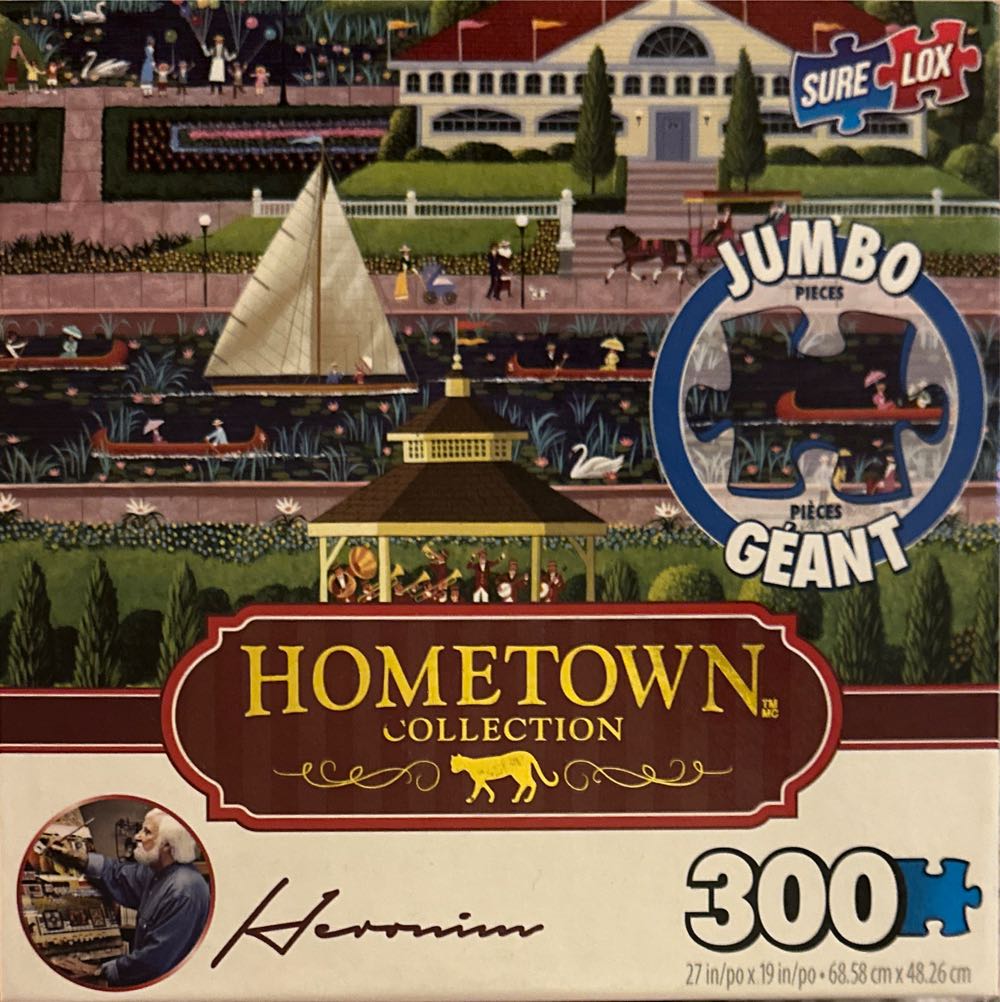 Old Boston By Moonlight 500 Piece Puzzle