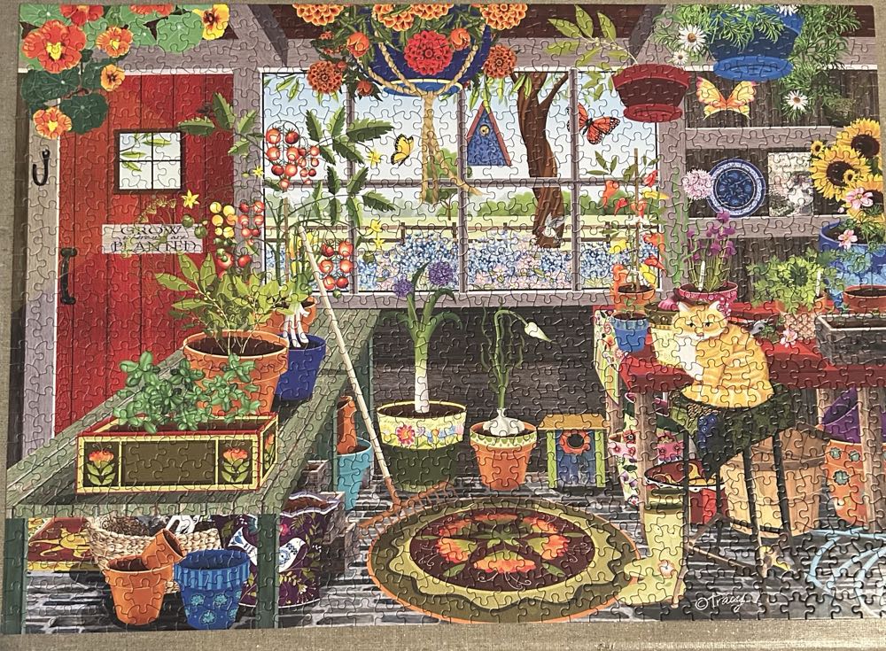 Garden Shed Greenhouse - Ceaco puzzle collectible [Barcode 021081333986] - Main Image 2