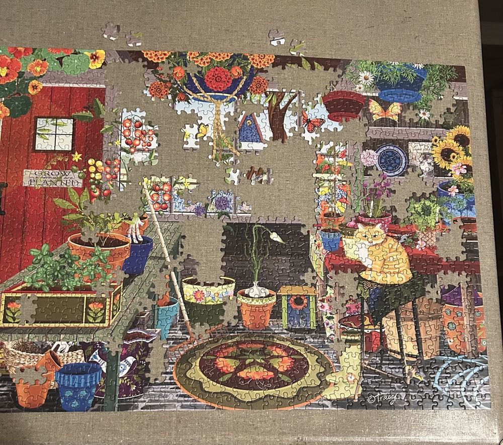 Garden Shed Greenhouse - Ceaco puzzle collectible [Barcode 021081333986] - Main Image 3