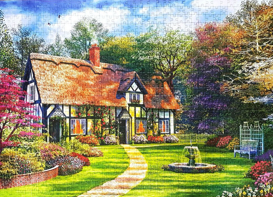 Hideaway Cottage - Bluebird Puzzle puzzle collectible [Barcode 3663384906763] - Main Image 3