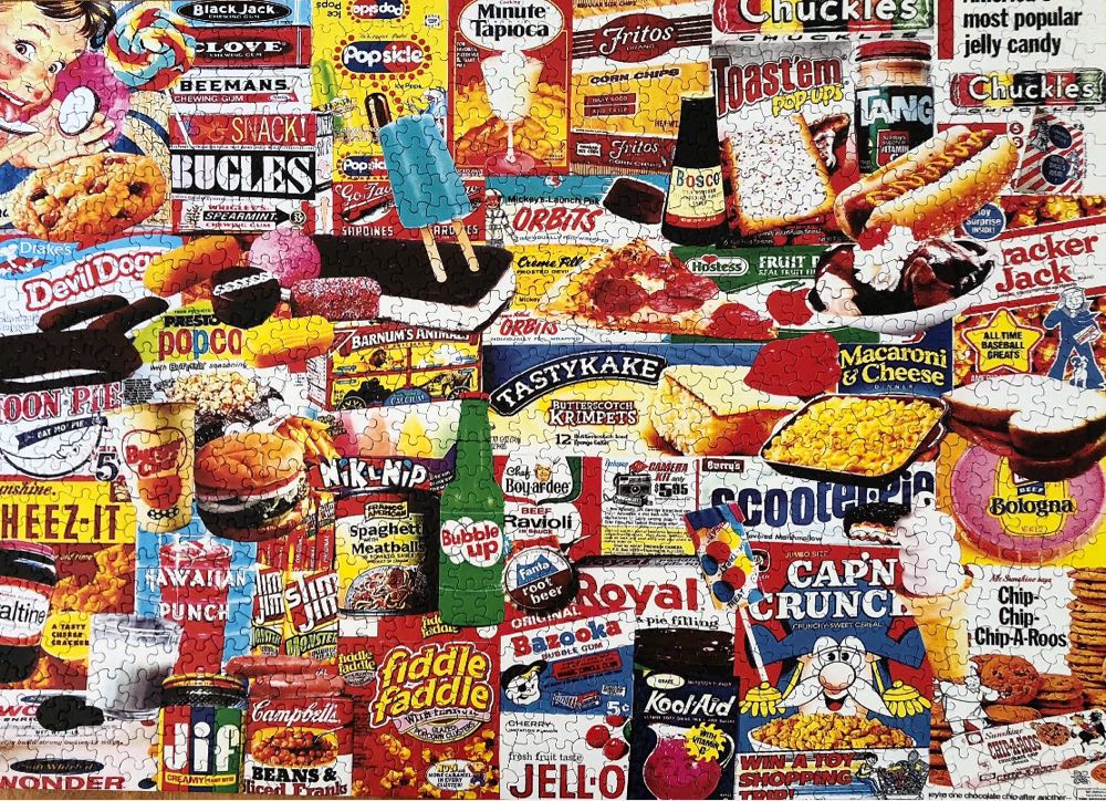 Things I Ate As A Kid - Copy 2 - Keep For Now - White Mountain puzzle collectible [Barcode 724819257393] - Main Image 2