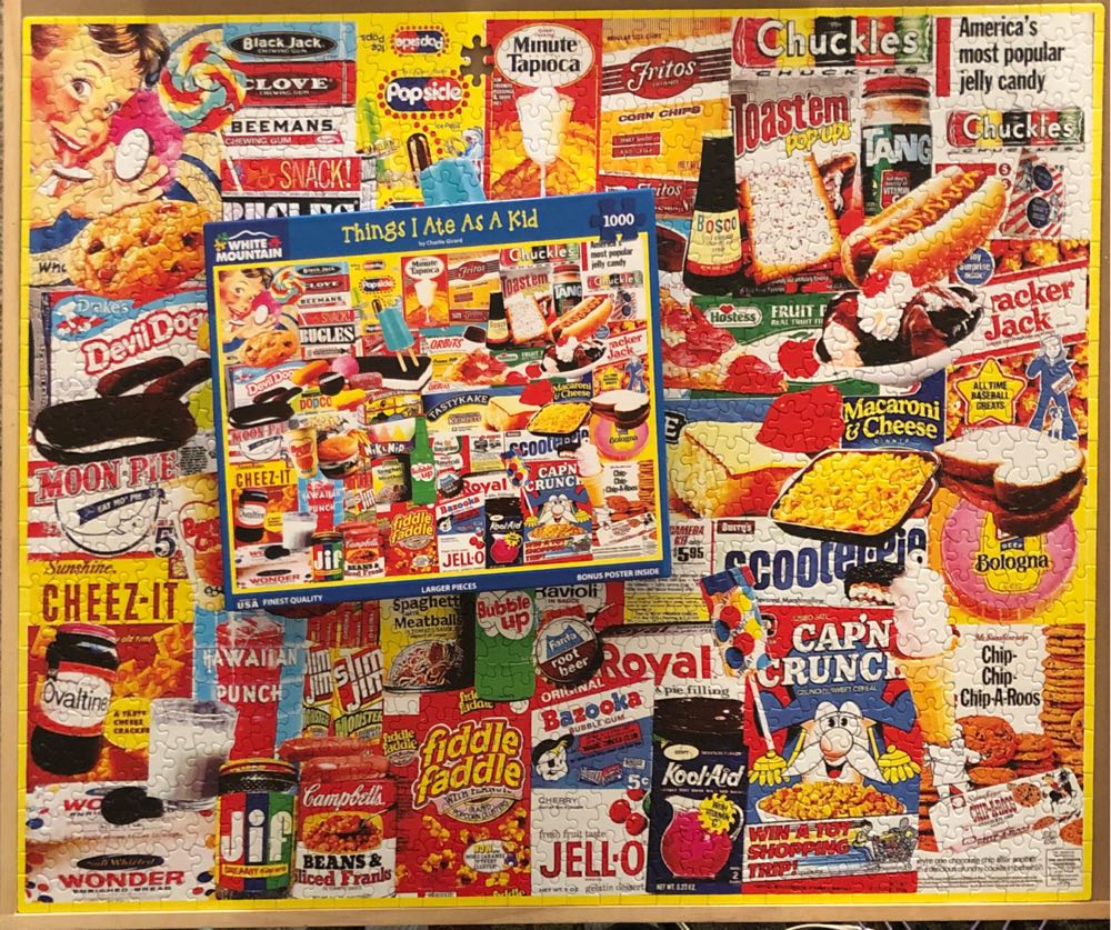 Things I Ate As A Kid - Copy 2 - Keep For Now - White Mountain puzzle collectible [Barcode 724819257393] - Main Image 3