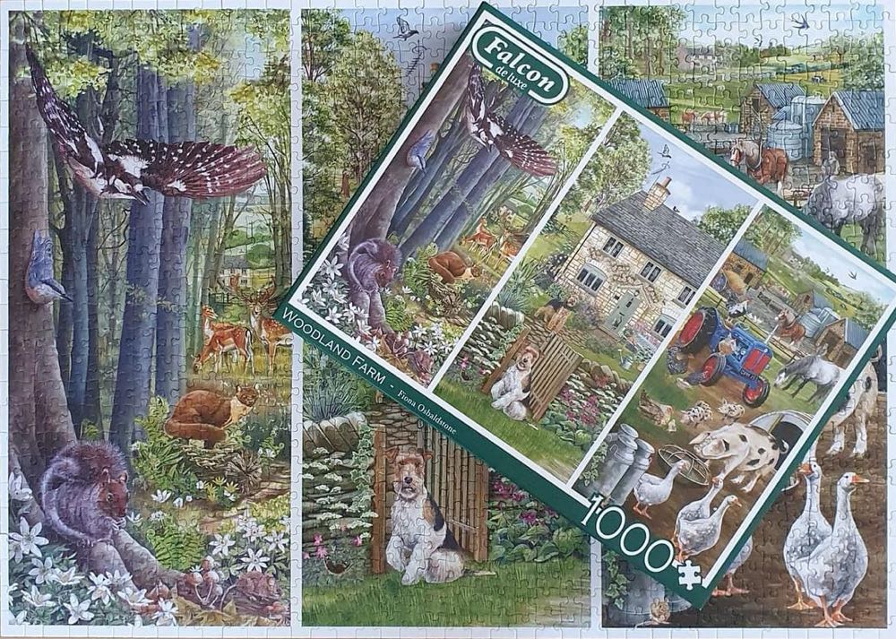 Woodland Farm 🐦 - Falcon de luxe puzzle collectible [Barcode 8710126021859] - Main Image 4