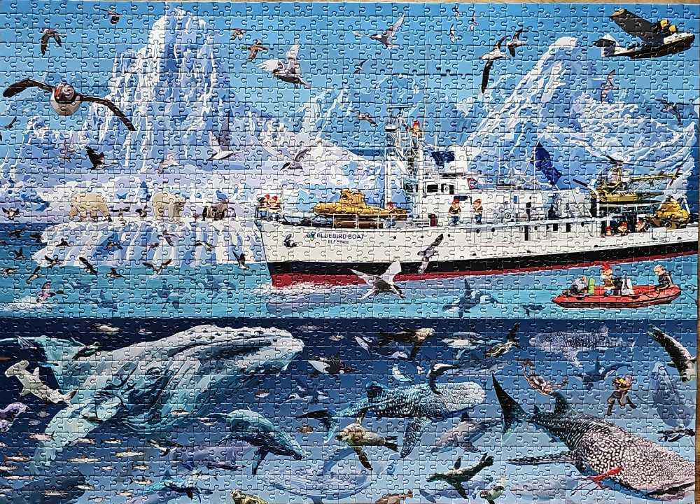 Bluebird Boat - Bluebird puzzle collectible [Barcode 3663384900389] - Main Image 2