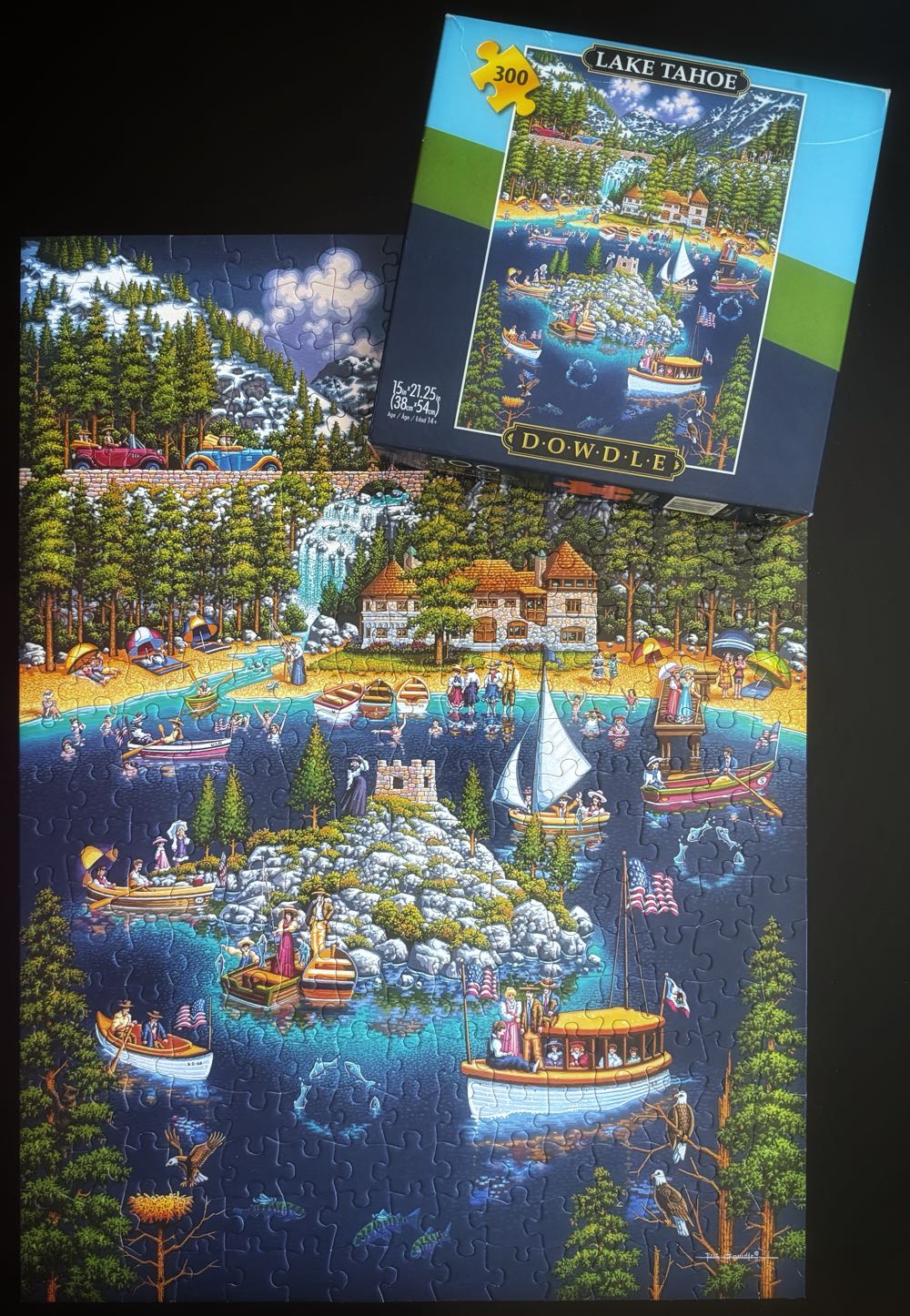 Lake Tahoe* - Dowdle puzzle collectible [Barcode 079346228157] - Main Image 3