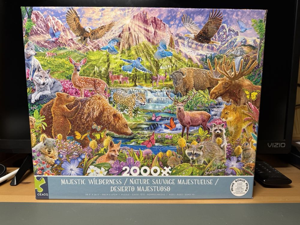 Majestic Wilderness - Ceaco 🇺🇸 puzzle collectible [Barcode 021081350945] - Main Image 2