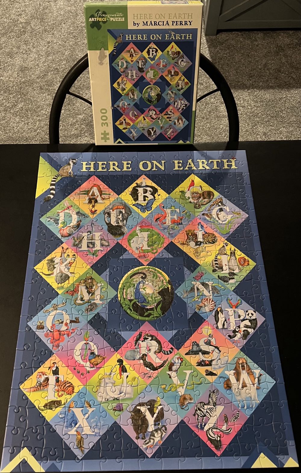 Here On Earth - Pomegranate puzzle collectible [Barcode 9780764966941] - Main Image 3