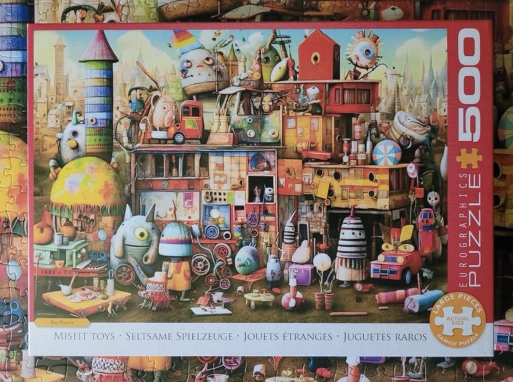 Misfit Toys 🇨🇦📫🟦 - EuroGraphics puzzle collectible [Barcode 0628136659093] - Main Image 4