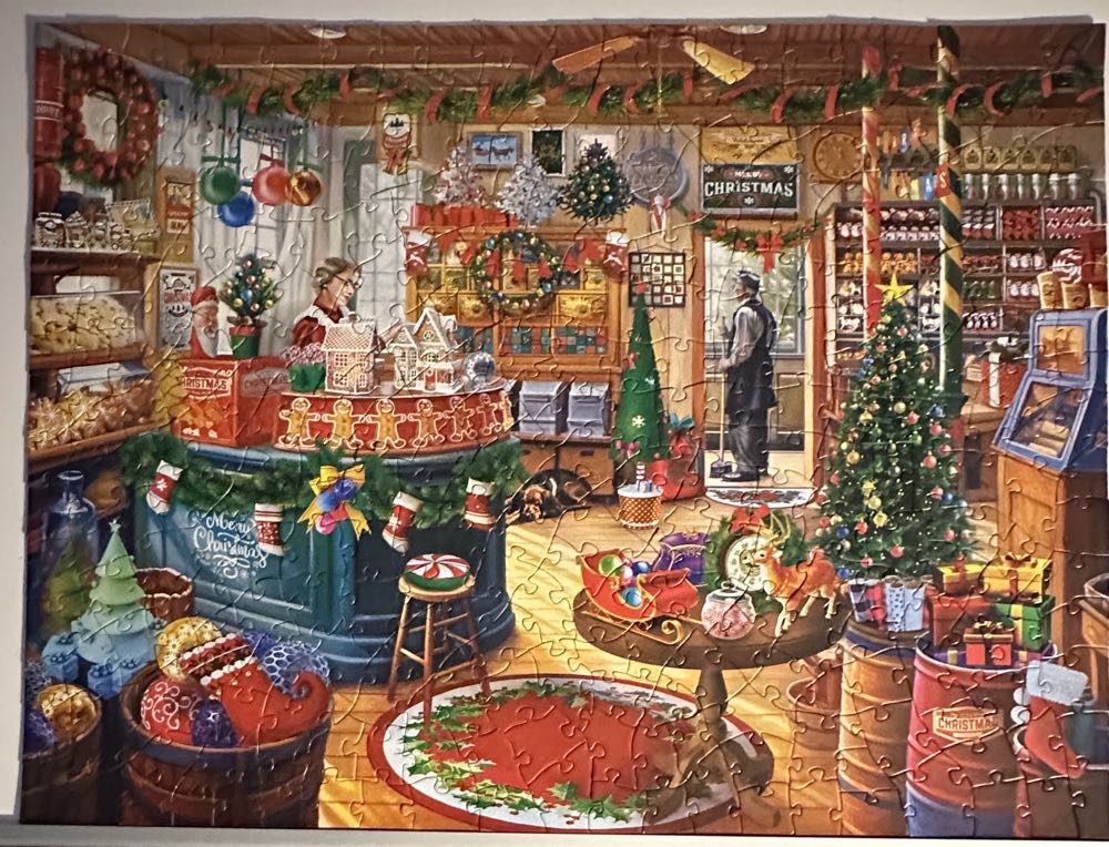 Mistletoe Market - Master Pieces 🇺🇸 puzzle collectible [Barcode 705988324451] - Main Image 3