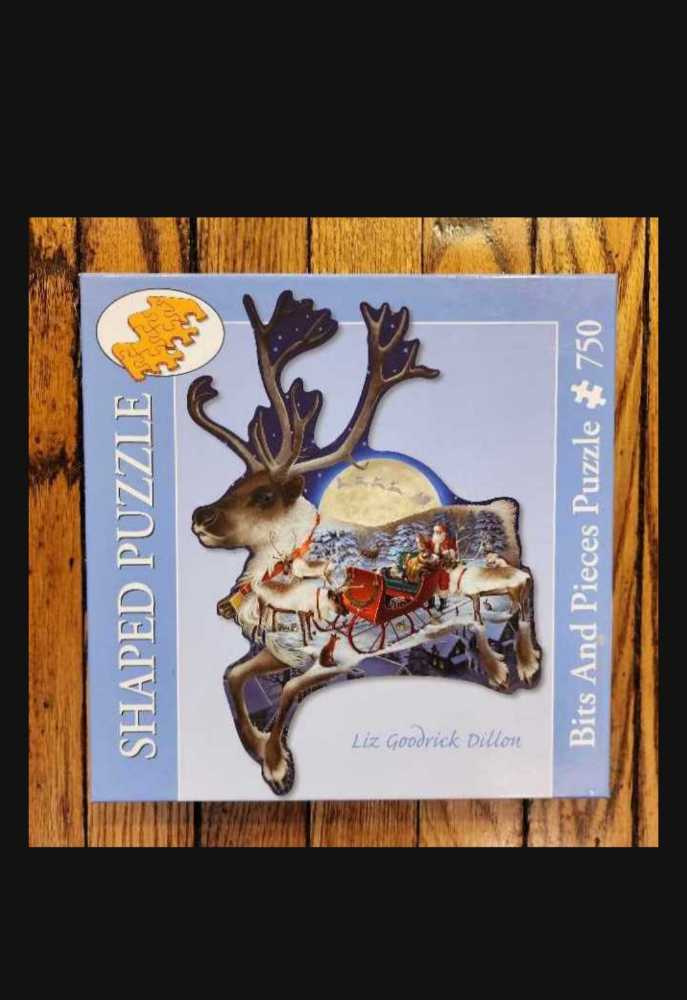 Santa’s Reindeer - Bits & Pieces puzzle collectible [Barcode 704812474980] - Main Image 2