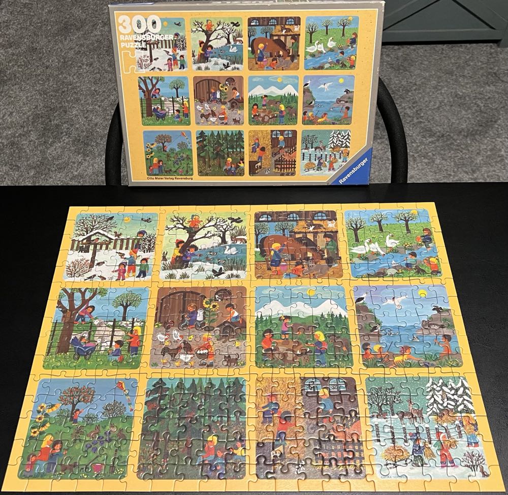 Animals Through The Year - 709, 10/15/24-SOLD - Ravensburger puzzle collectible [Barcode 4005556130351] - Main Image 3