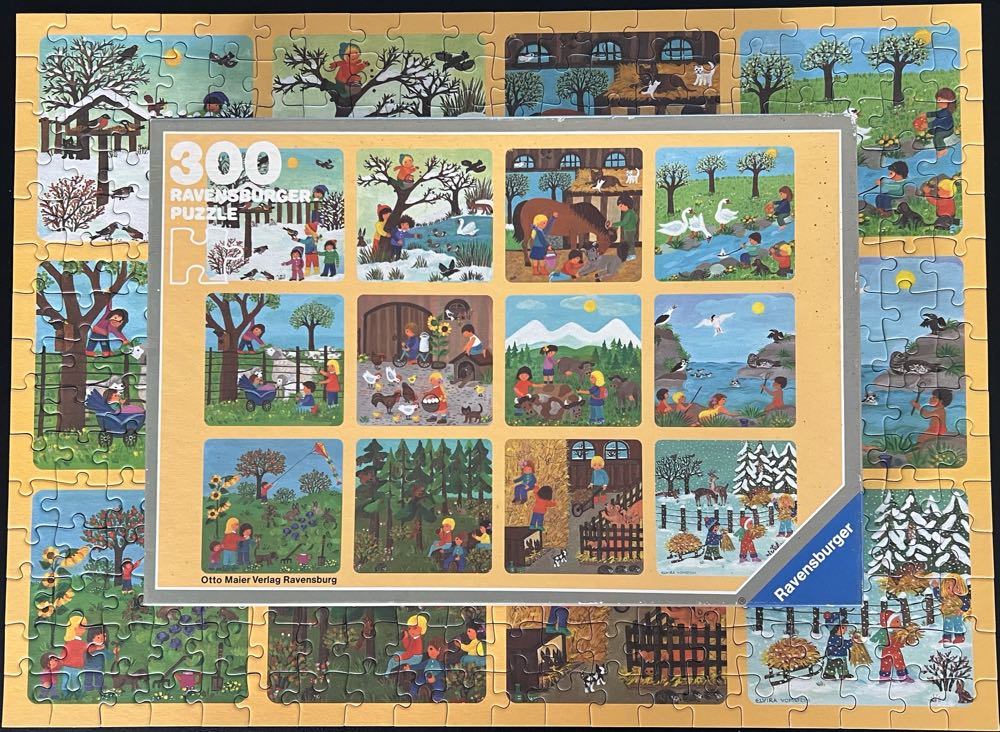 Animals Through The Year - 709, 10/15/24-SOLD - Ravensburger puzzle collectible [Barcode 4005556130351] - Main Image 4