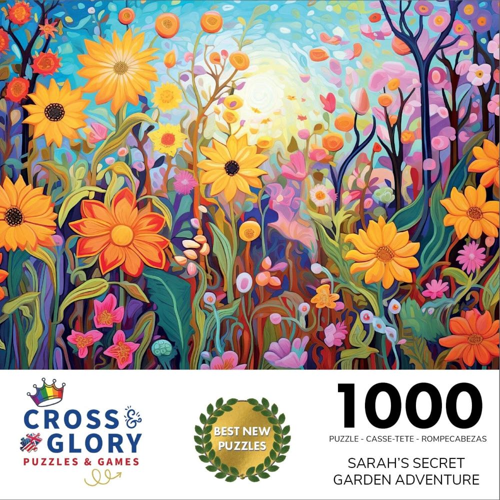 Sarah’s Secret Garden Adventure - Cross & Glory puzzle collectible [Barcode 850050598763] - Main Image 2