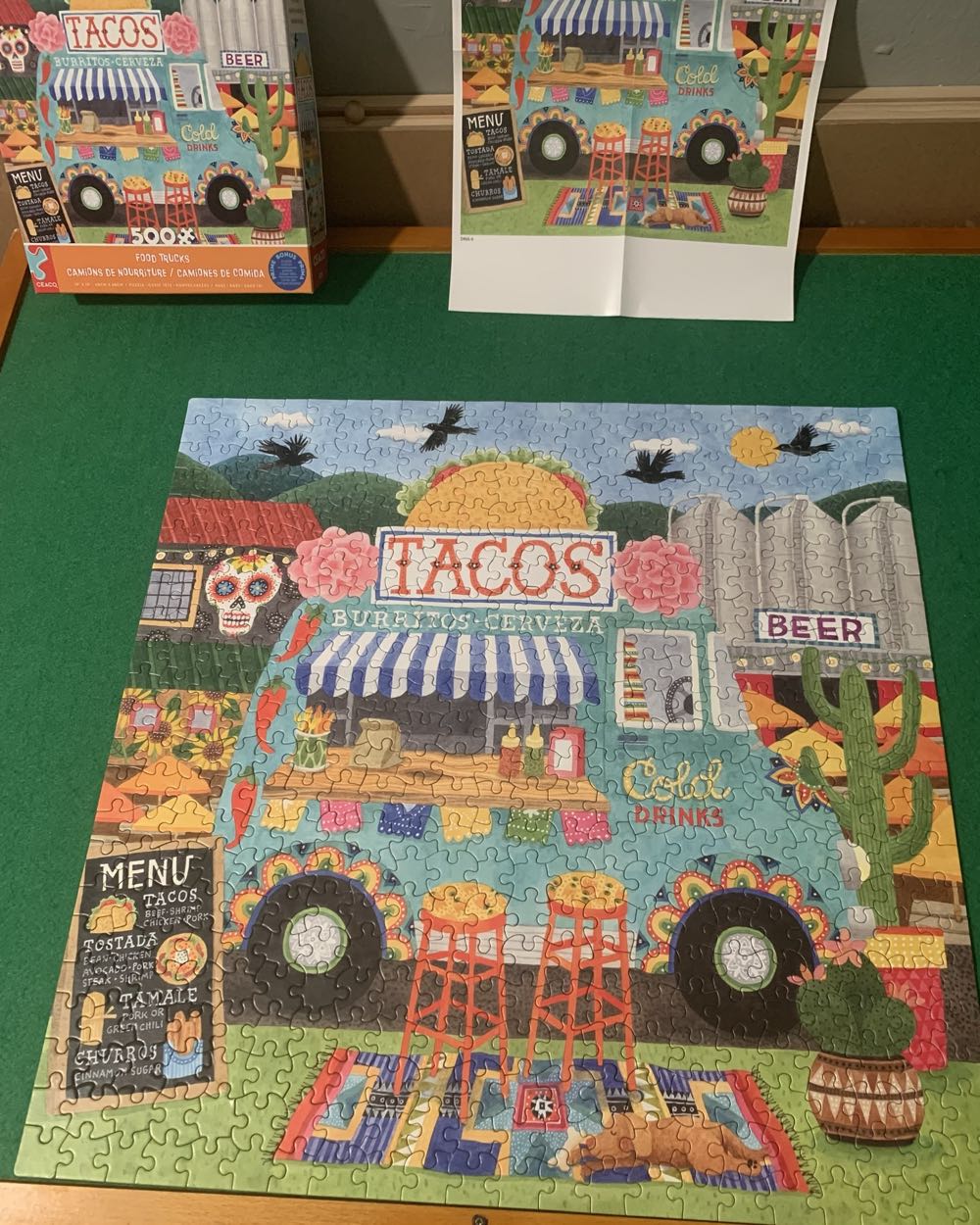 Food Trucks - Tacos - Ceaco puzzle collectible [Barcode 021081242066] - Main Image 2
