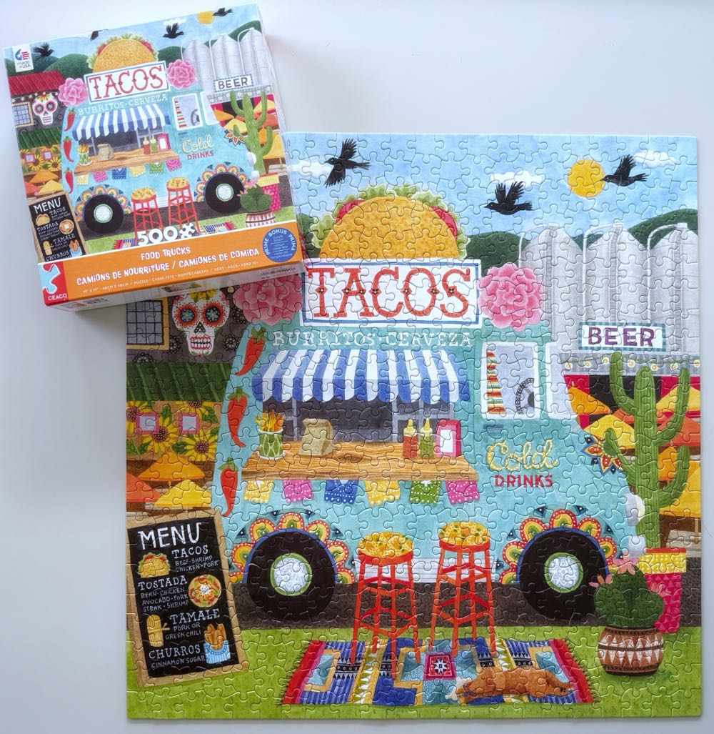 Food Trucks - Tacos - Ceaco puzzle collectible [Barcode 021081242066] - Main Image 3