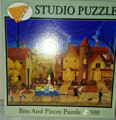 Crown Point Graphics Christmas Village Puzzle Piece Jigsaw Puzzle Soft Touch Design Winter Snowy Village Puzzle With Christmas Trees Sleds Snowman And Duck Pond