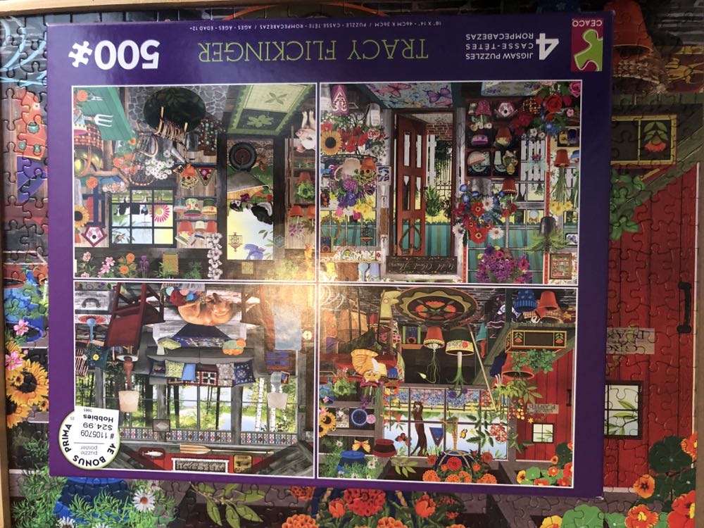 Tracy Flickinger 4 In 1 Multipack - Ceaco puzzle collectible [Barcode 021081036047] - Main Image 4