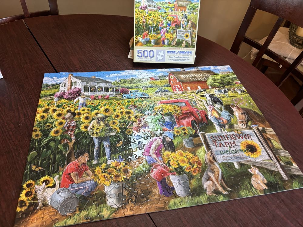 Sunflower Farm - Bits & Pieces puzzle collectible - Main Image 2