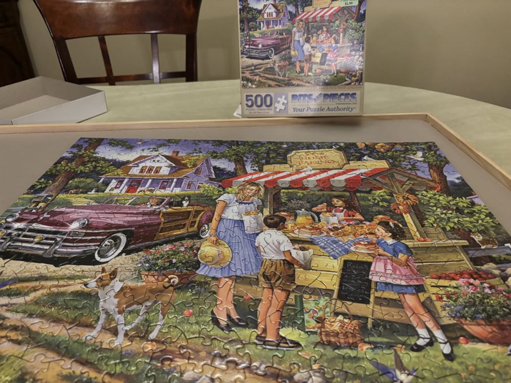 Family Farm Stand - Bits & Pieces puzzle collectible [Barcode 192949078971] - Main Image 2
