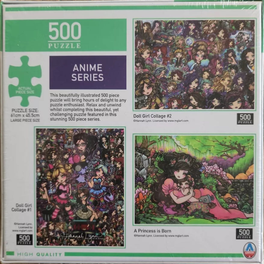 Doll Girl Collage #2 - Arrow Puzzles puzzle collectible [Barcode 9317762187100] - Main Image 2
