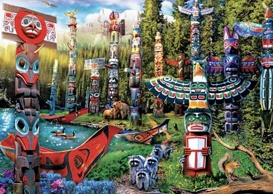 Canadian Dream / Totem Dreams - EuroGraphics puzzle collectible [Barcode 0628136353618] - Main Image 2
