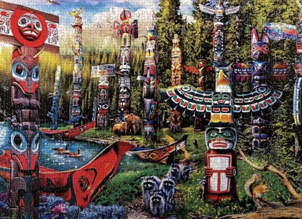 Canadian Dream / Totem Dreams - EuroGraphics puzzle collectible [Barcode 0628136353618] - Main Image 3