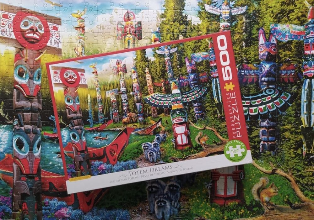 Canadian Dream / Totem Dreams - EuroGraphics puzzle collectible [Barcode 0628136353618] - Main Image 4
