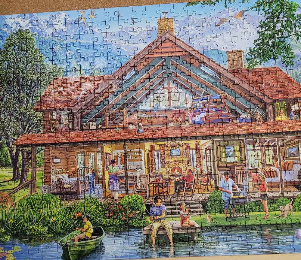 The Lake House - Corner Piece puzzle collectible [Barcode 5052089356672] - Main Image 2
