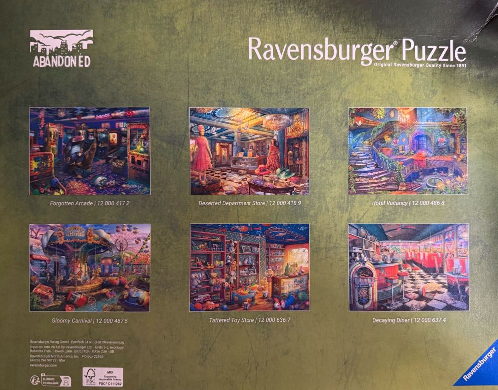 Gloomy Carnival - Ravensburger puzzle collectible [Barcode 4005555004875] - Main Image 3