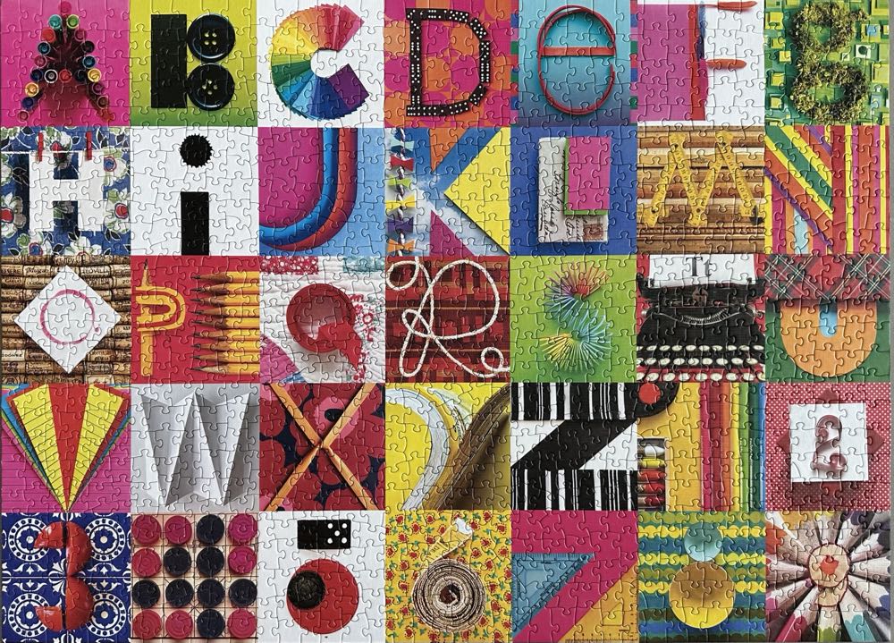 Sold - Found Alphabet - Cobble Hill puzzle collectible - Main Image 2