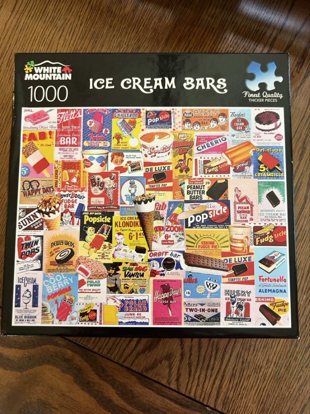 Ice Cream Bars - White Mountain puzzle collectible [Barcode 724819260935] - Main Image 2