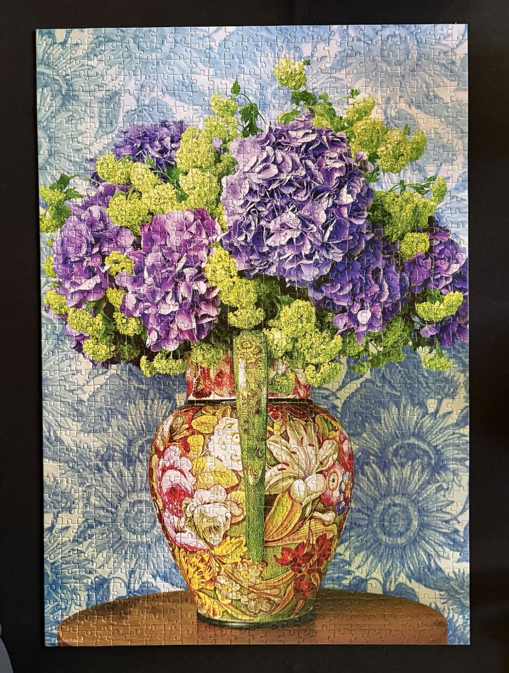 Bouquet Of Hydrangeas - Castorland 🇵🇱 puzzle collectible [Barcode 5904438104352] - Main Image 2