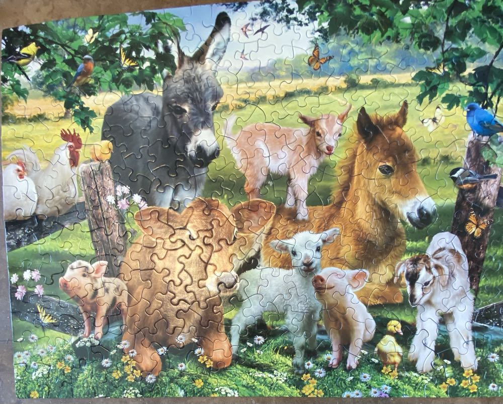 On The Farmland - SunsOut puzzle collectible [Barcode 796780549067] - Main Image 3