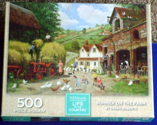 New Wisconsin Badgers “barnyard Fans “a Real Barnburner” 500 Piece Puzzle 24x18