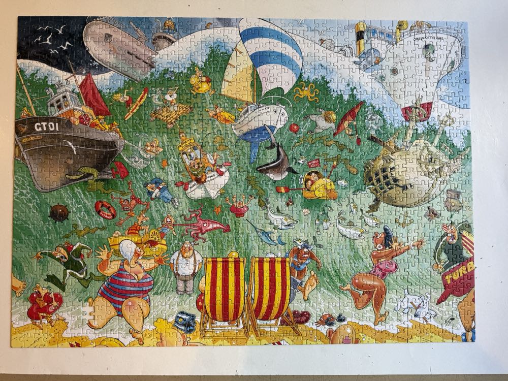 High Tide - Wasgij Original puzzle collectible [Barcode 8710126018507] - Main Image 2