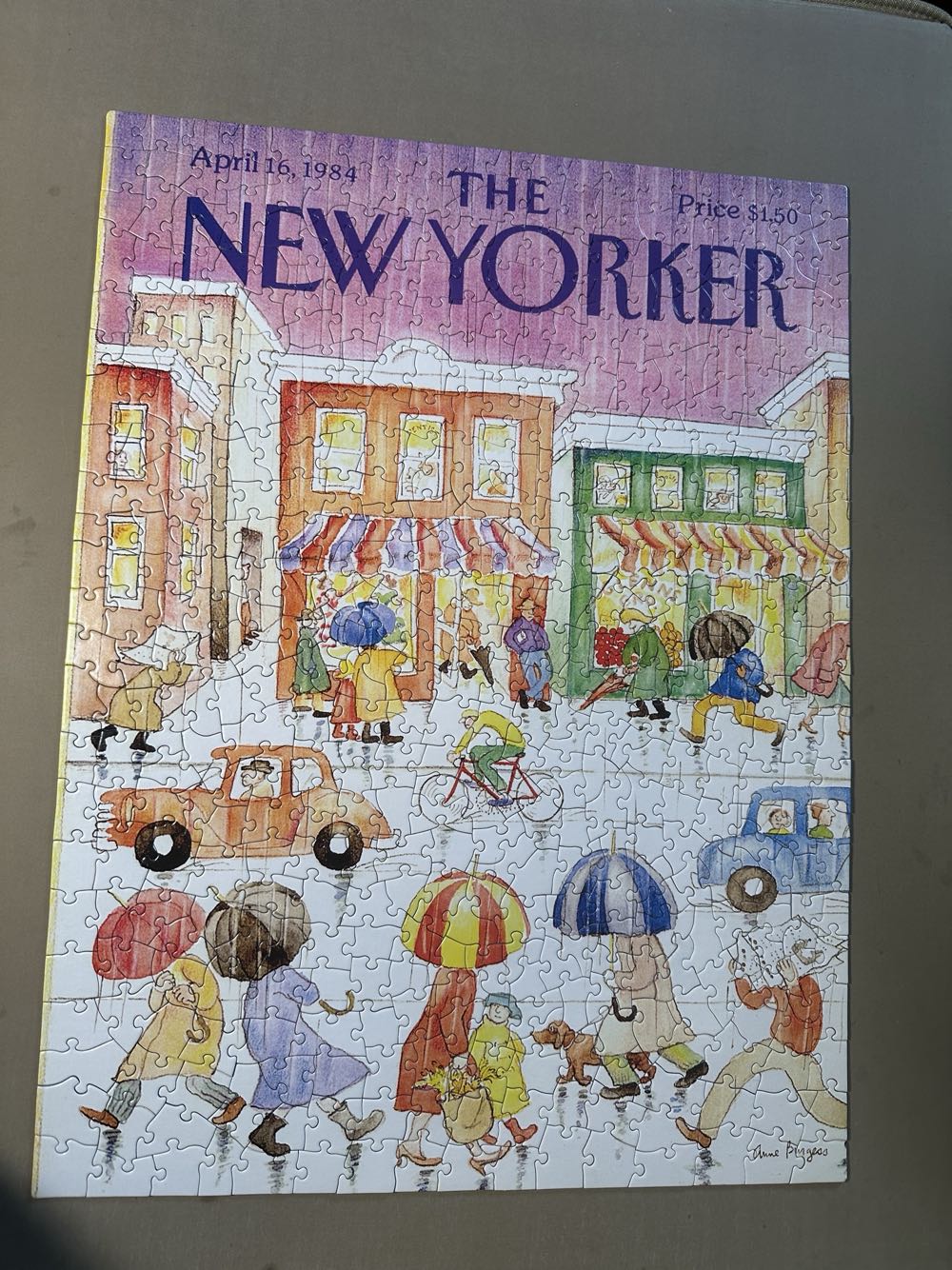 Rainy Day - New York Puzzle Company puzzle collectible [Barcode 819844010058] - Main Image 2