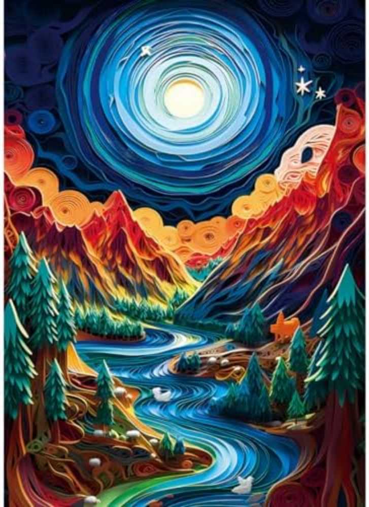 Cedar Key Antique Fishing Series 500 Piece Penn Collection 20” X 13” New