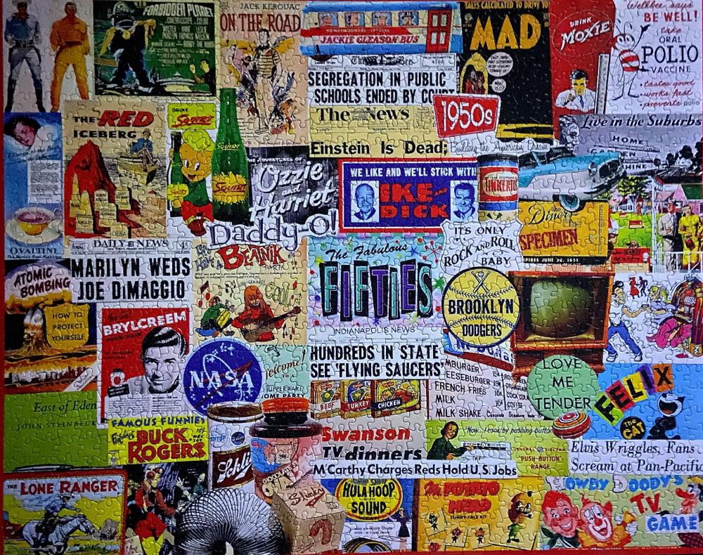 The Fabulous 50’s - White Mountain puzzle collectible - Main Image 2