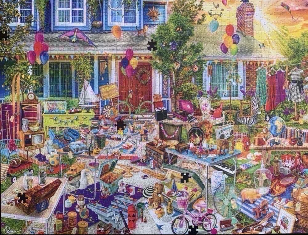 Yard Sale*^ - Buffalo Games puzzle collectible - Main Image 3