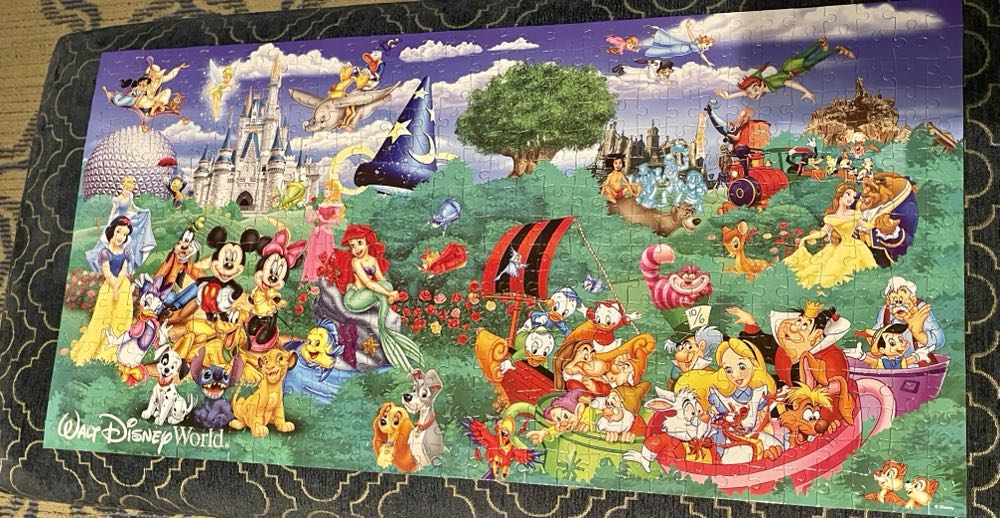 Walt Disney World Panoramic Puzzle - Walt Disney world puzzle collectible - Main Image 2