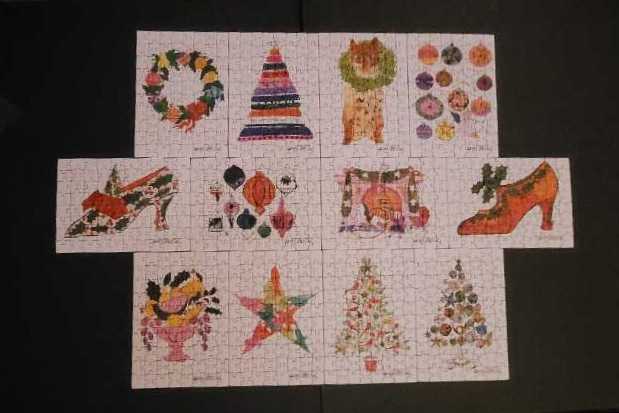 Andy Warhol’s Christmas Countdown - Galison puzzle collectible [Barcode 9780735378773] - Main Image 2