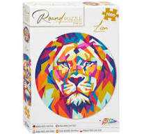 Puslespil Brikker Løve Rundt Lion 68 Grafix Cm Round Kulaté Jigsaw Lew Lev Dílků Pcs  puzzle collectible [Barcode 8715427088303] - Main Image 1