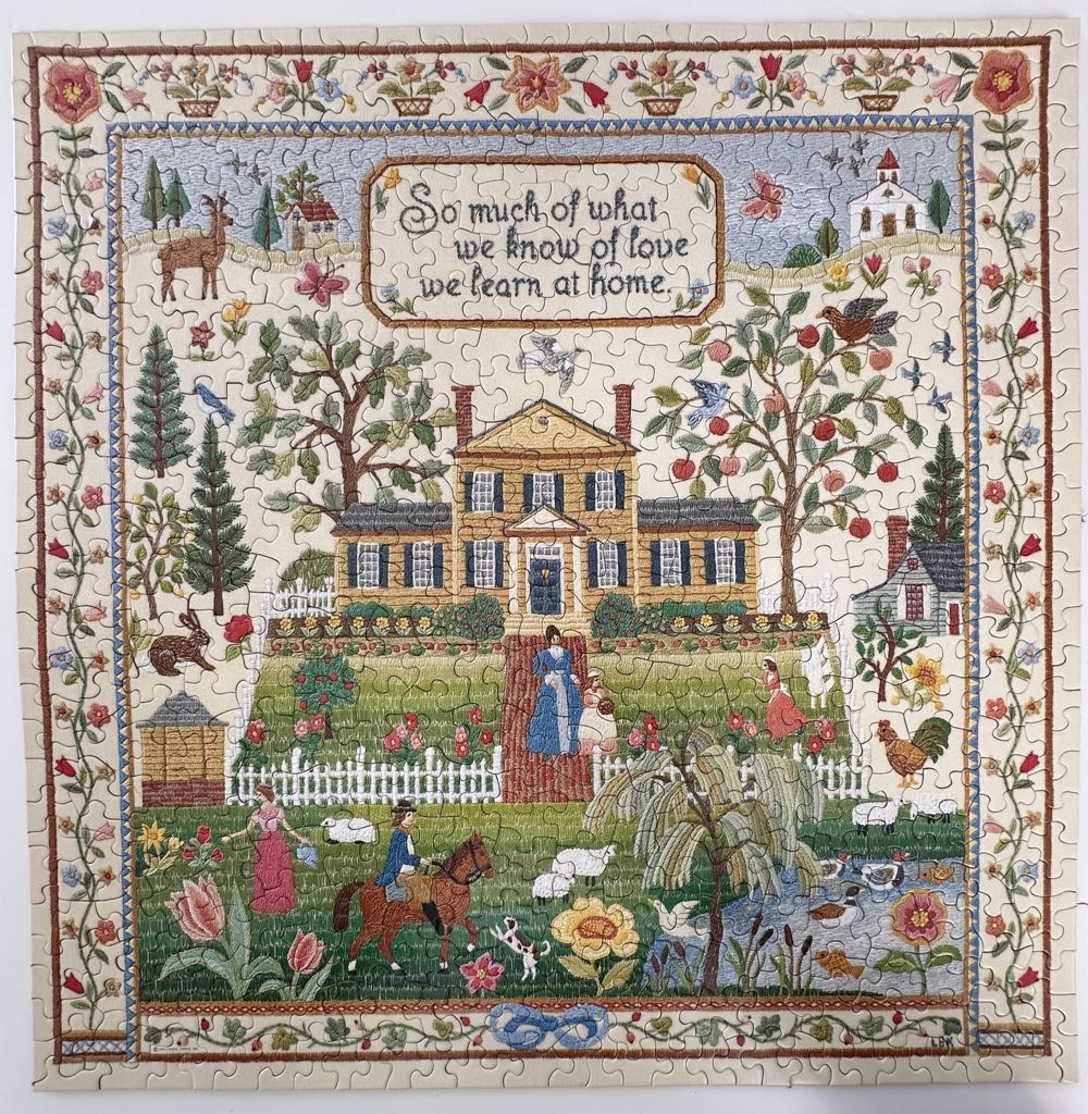 The Art Of The Sampler - Springbok puzzle collectible - Main Image 3