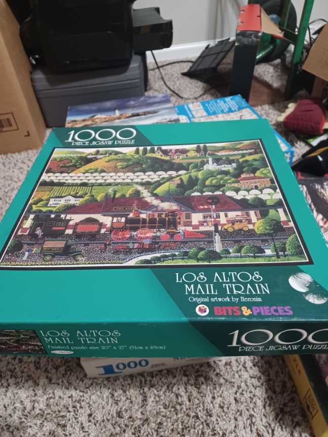 Los Altos Mail Train - Bits & Pieces puzzle collectible - Main Image 2