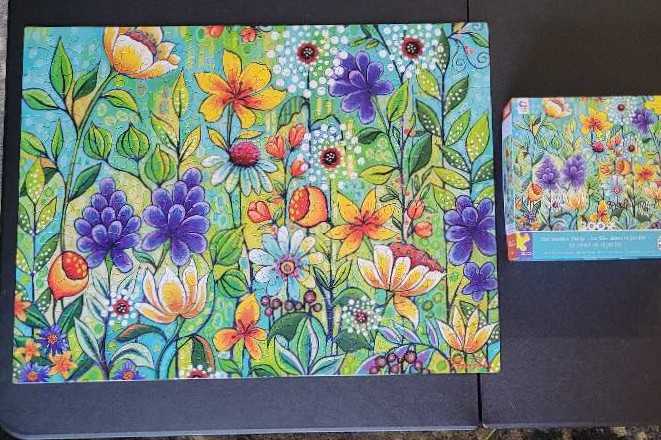 The Garden Party  - Ceaco puzzle collectible [Barcode 021081224628] - Main Image 2