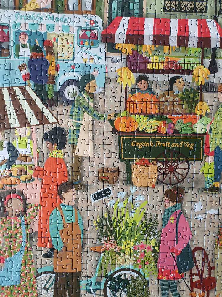 Street Market  - Ravensburger puzzle collectible [Barcode 4005555012603] - Main Image 4