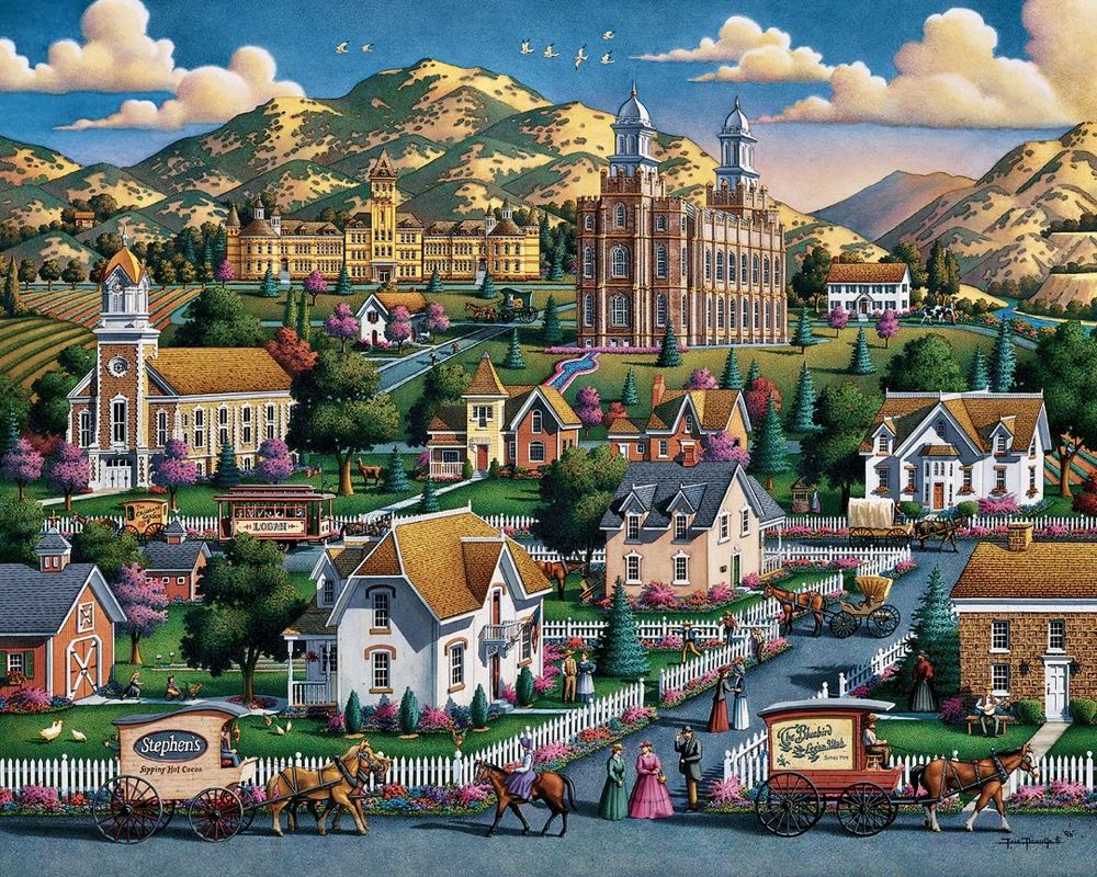 Logan Summer - Dowdle Folk Art puzzle collectible - Main Image 2