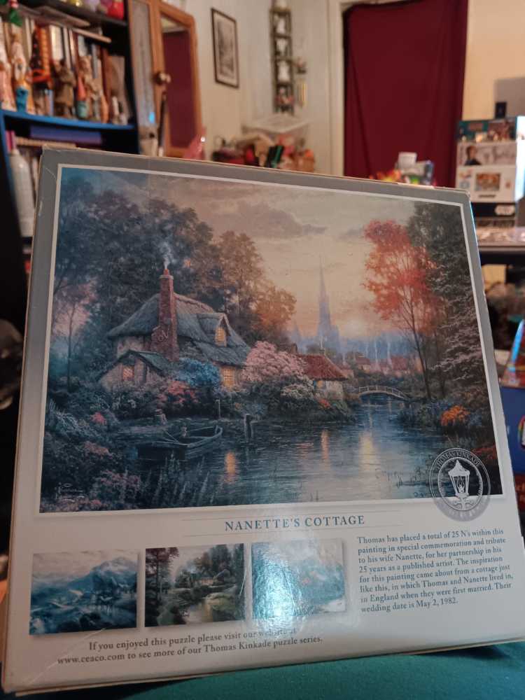 Nanette’s Cottage  - Ceaco puzzle collectible [Barcode 9781932812145] - Main Image 2